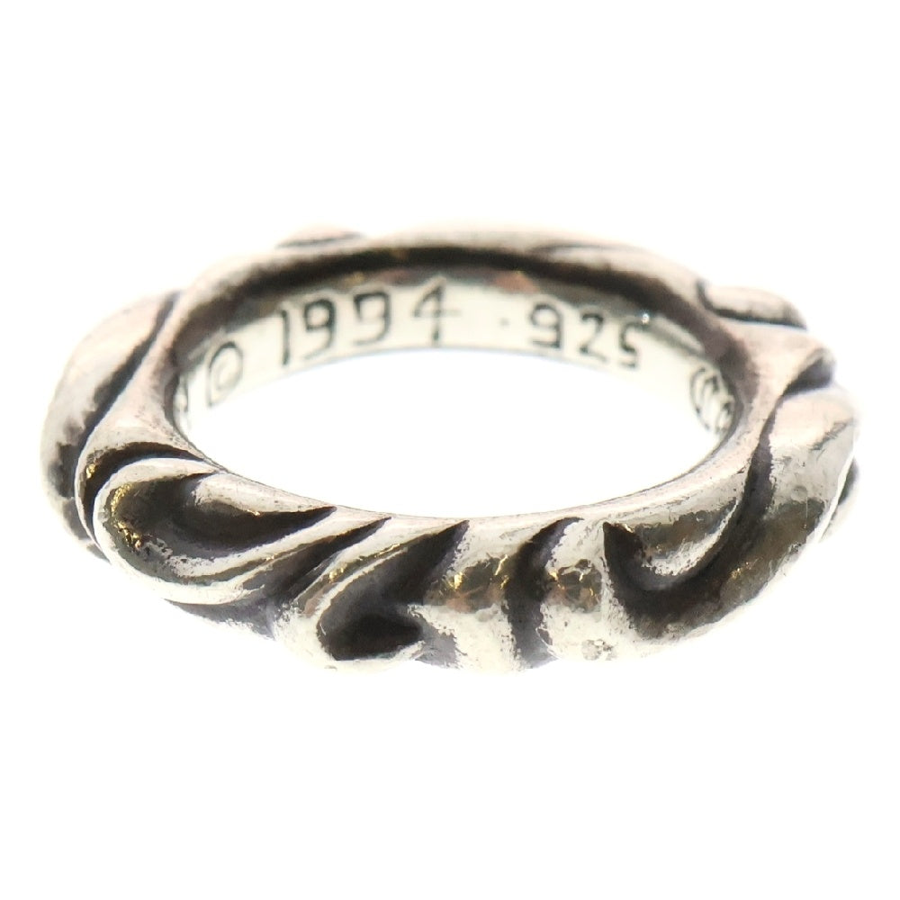CHROME HEARTS(クロムハーツ) SCRL BAND スクロールバンド リング シルバー BCA351