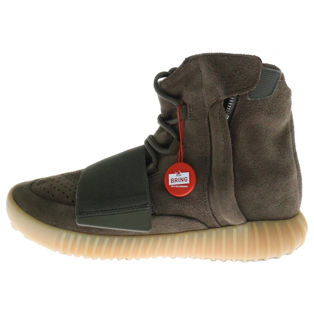 adidas(アディダス) YEEZY BOOST 750 LIGHT BROWN GUM CHOCOLATE BY2456 イージーブースト750 チョコレート ハイカットスニーカー ブラウン US8/26cm