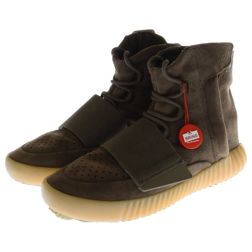 adidas(アディダス) YEEZY BOOST 750 LIGHT BROWN GUM CHOCOLATE BY2456 イージーブースト750 チョコレート ハイカットスニーカー ブラウン US8/26cm