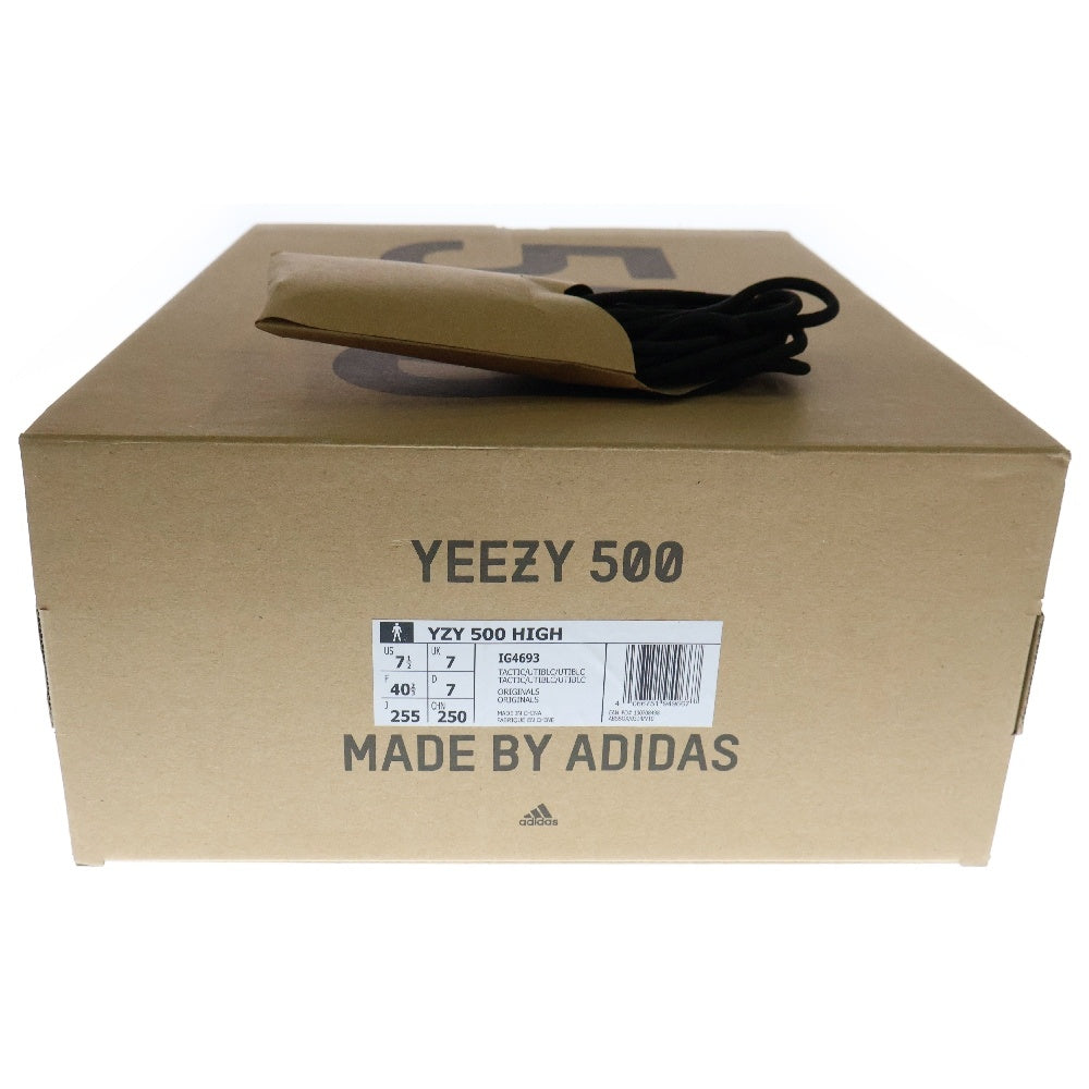 adidas(アディダス) YEEZY 500 High Tactical IG4693 イージー500ハイタクティカル ハイカットスニーカー ブラック US7.5/25.5cm