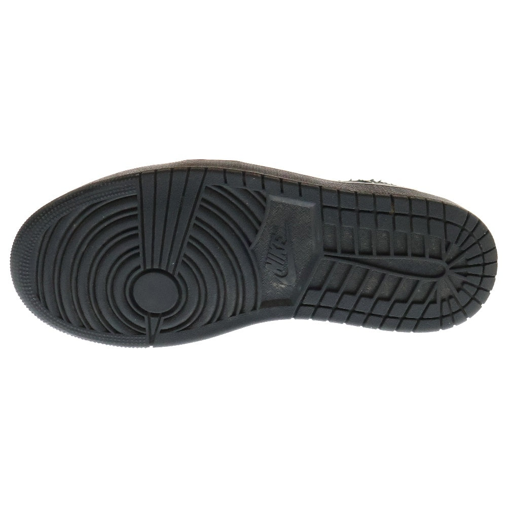 NIKE(ナイキ) ×TRAVIS SCOTT AIR JORDAN 1 LOW OG SP BLACK PHANTOM DM7866-001 トラヴィススコット エアジョーダン1 ブラックファントム ローカットスニーカー US8.5/26.5cm