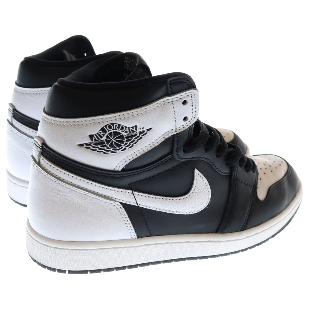 NIKE(ナイキ) AIR JORDAN 1 RETRO HIGH OG エア ジョーダン 1 レトロ ハイカットスニーカー ブラック/ホワイト US9/27cm DZ5485-010