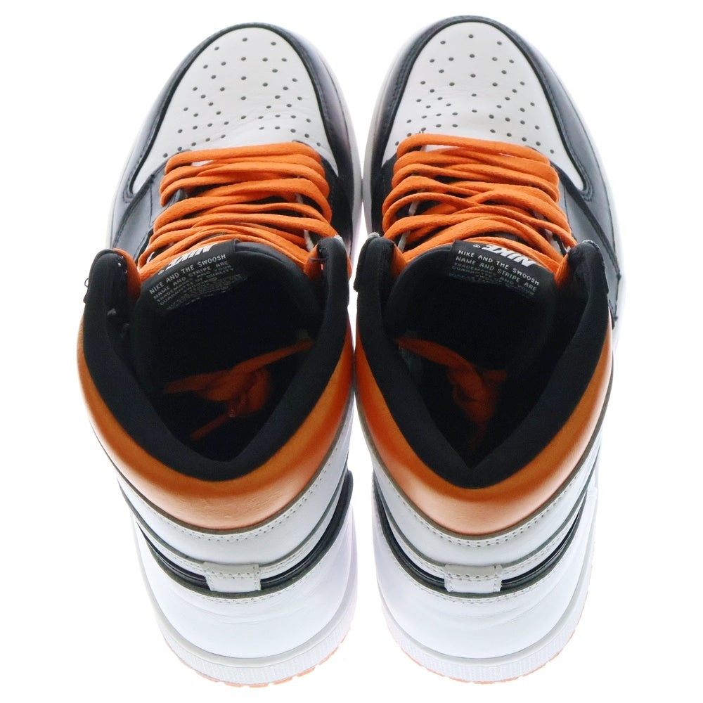 NIKE(ナイキ) AIR JORDAN 1 HIGH OG ELECTRO ORANGE 555088-180 エア ジョーダン 1 ハイ エレクトロオレンジ ハイカットスニーカー ホワイト/オレンジ US9/27cm