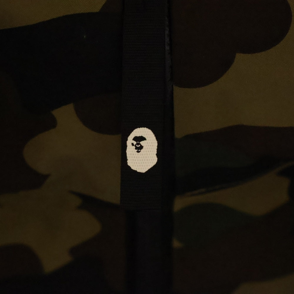 A BATHING APE(アベイシングエイプ) カモフラ柄 マウンテンジャケット ナイロン カーキ