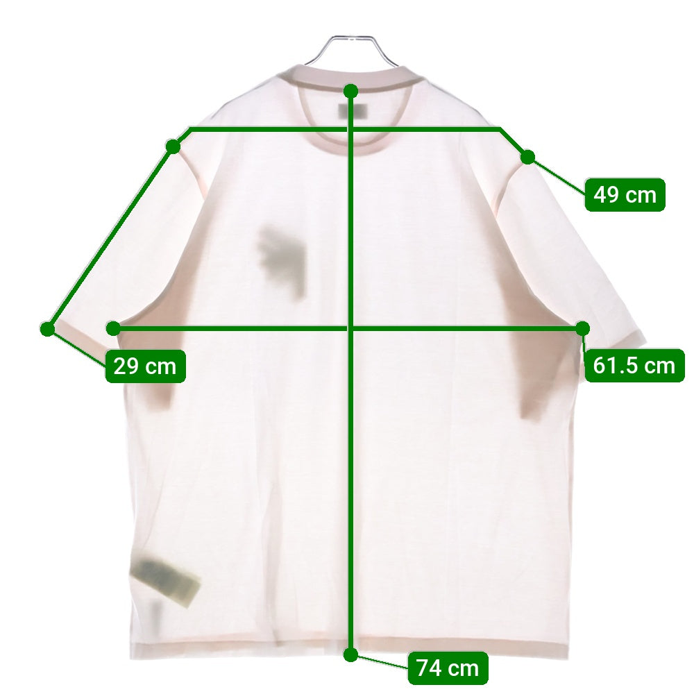 FENDI(フェンディ) Fロゴパッチ 半袖Tシャツ カットソー クリーム FY1217 APMC
