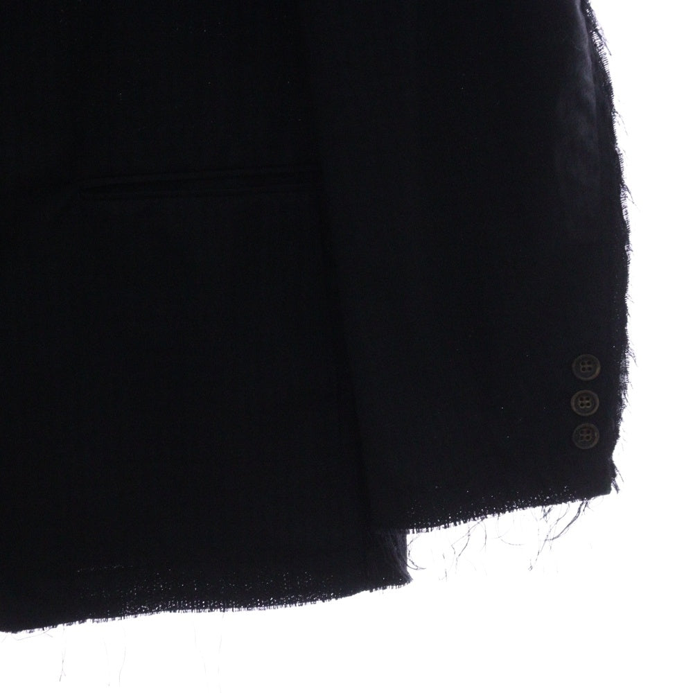 COMME des GARCONS HOMME(コムデギャルソンオム) 03'S ダメージ加工 テーラードジャケット ブラック HJ-J020