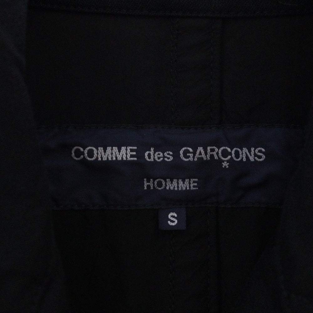 COMME des GARCONS HOMME(コムデギャルソンオム) 05'S フロントボタンジャケット ブラック HQ-J069