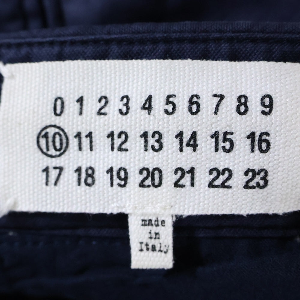 Maison Martin Margiela(メゾンマルタンマルジェラ) 13AW ドローストリングパンツ コットン ネイビー S30KA0322