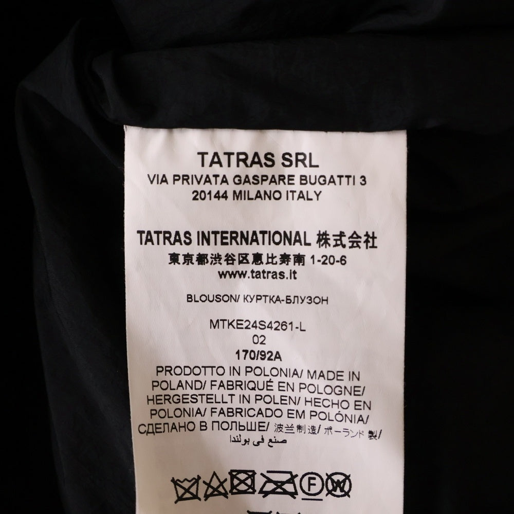 TATRAS(タトラス) MORMERNO 中綿入りナイロンブルゾン ブラック MTKE24S4261-L