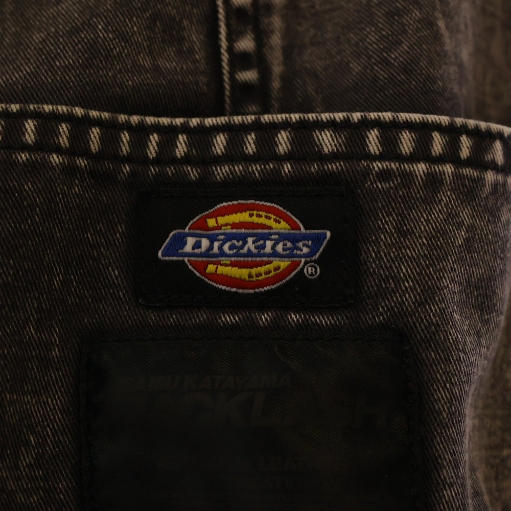 ISAMU KATAYAMA BACKLASH(イサムカタヤマバックラッシュ) DICKIES. ROYAL FLASH別注 ブリーチウォッシュ加工 ダムルニーパンツ デニム グレー D2002-01