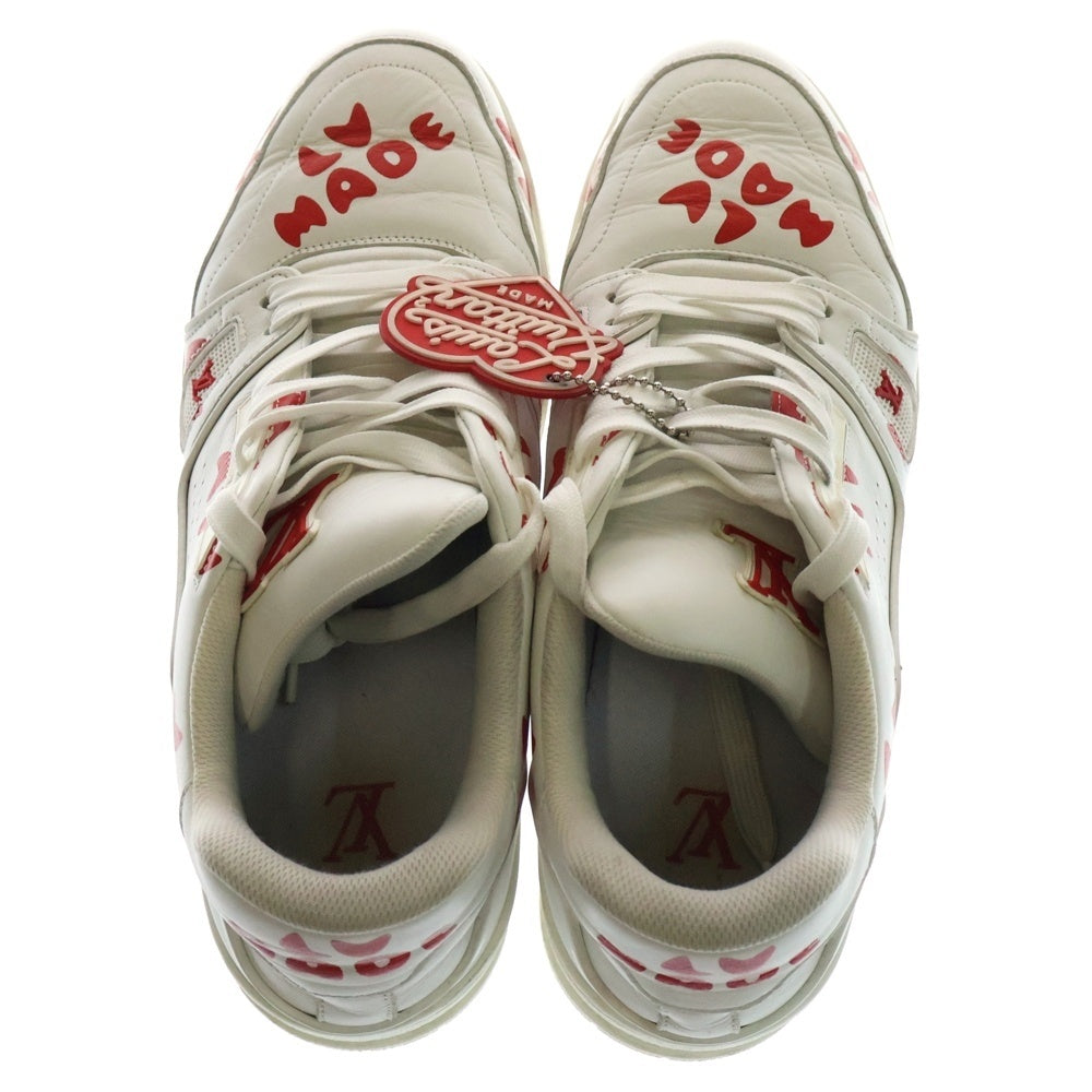 LOUIS VUITTON(ルイヴィトン) ×NIGO LV MADE LVトレイナーライン ローカットスニーカー シューズ ホワイト