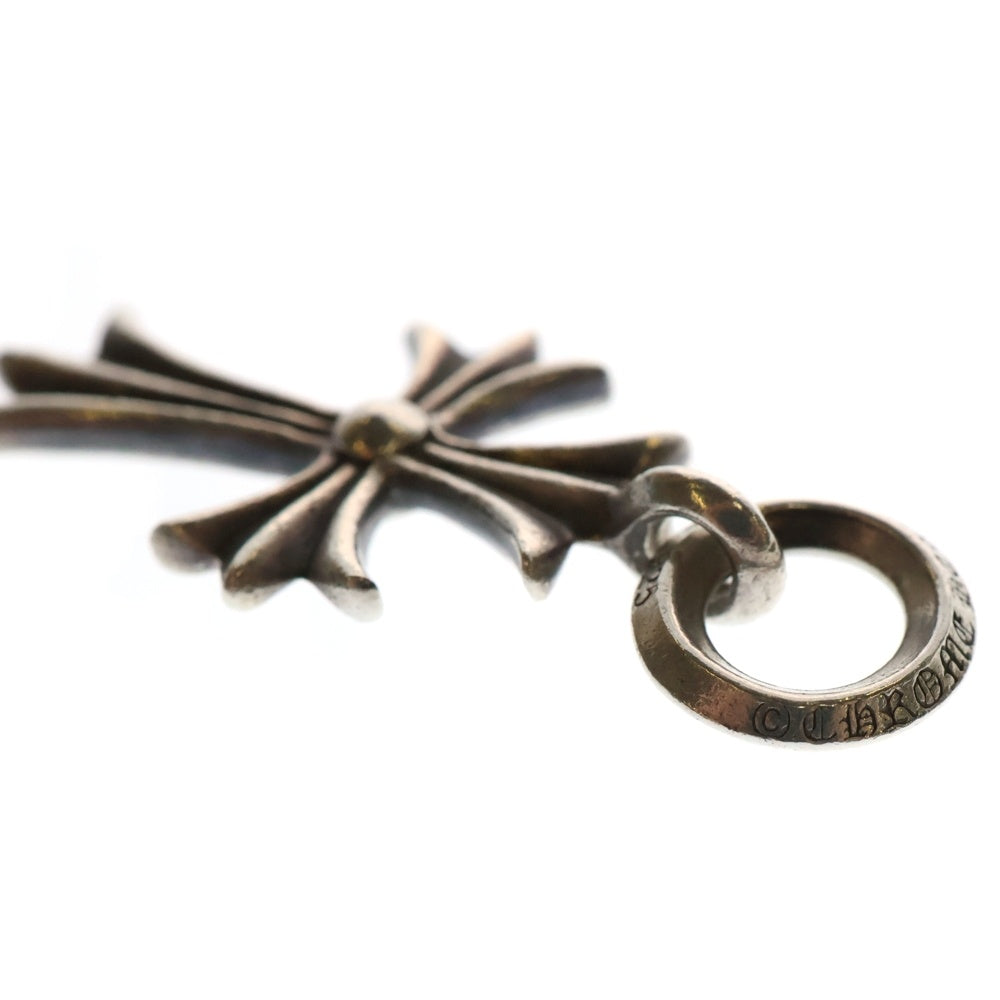 CHROME HEARTS(クロムハーツ) TINY CH CROSS タイニーCHクロス チャーム ネックレストップ シルバー BCA382