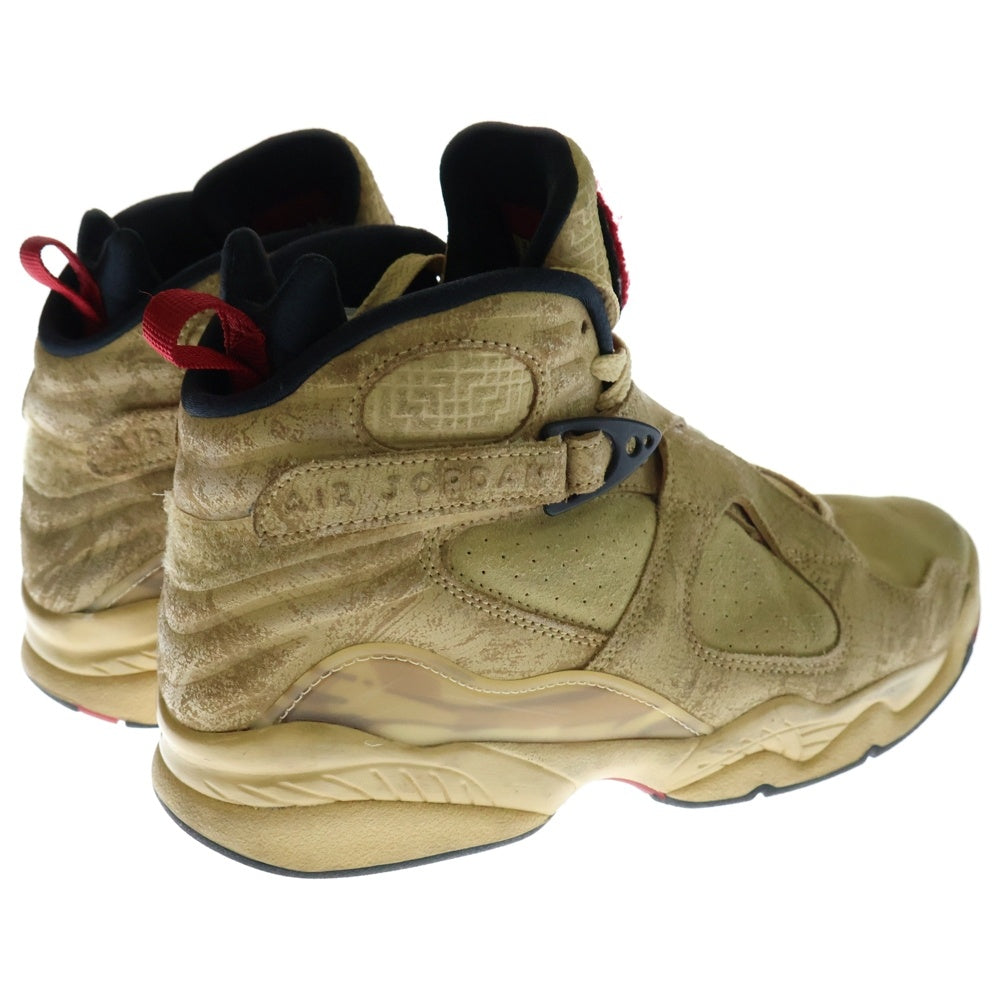 NIKE(ナイキ) ×RUI HACHIMURA AIR JORDAN8 RETRO SE RUI DO2496-700 八村塁 エアジョーダン8 ハイカットスニーカー ベージュ US7/25cm