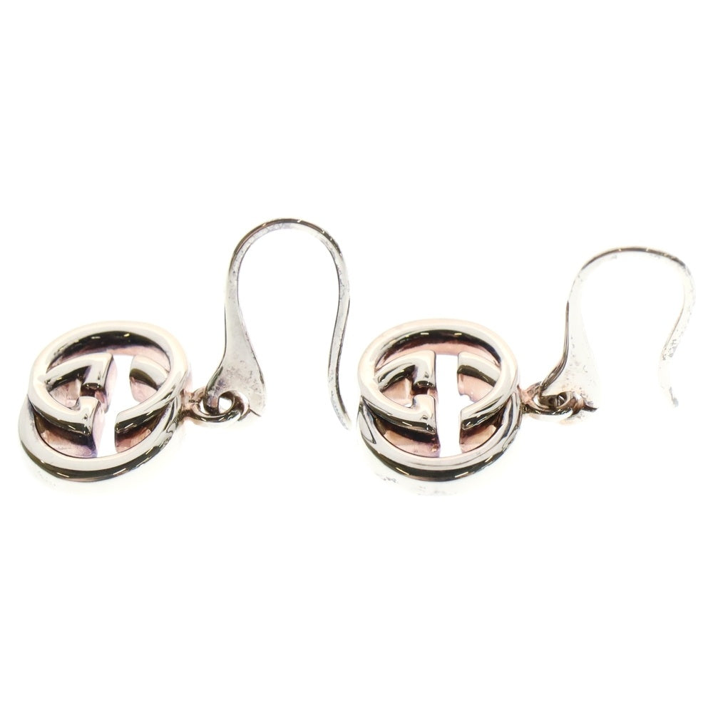 GUCCI(グッチ) インターロッキングG ドロップ ピアス シルバーブリット シルバー