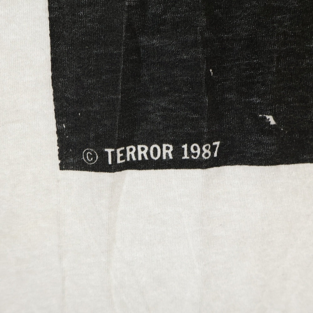 VINTAGE(ヴィンテージ) 80s KILL YOUR IDOL TEE キル・ユア・アイドルス フロントプリント半袖Tシャツ カットソー ホワイト