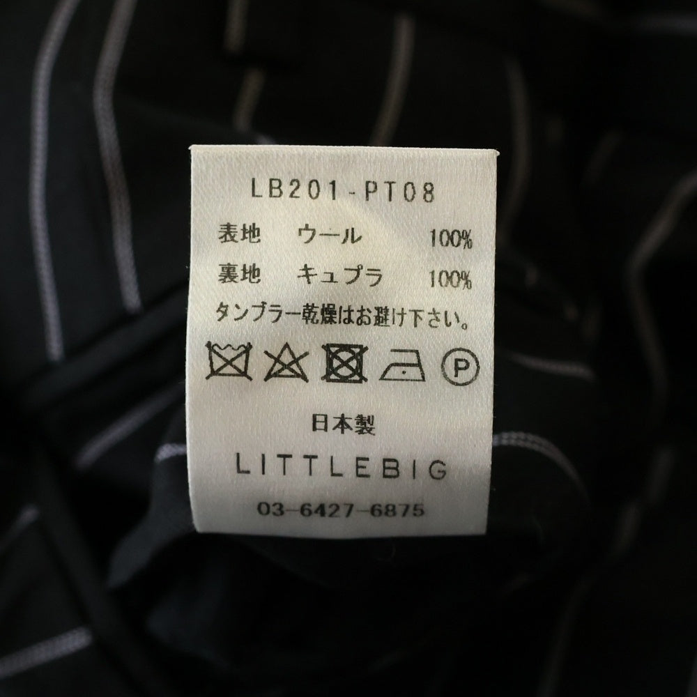 LITTLEBIG(リトルビッグ) Stripe Flare Trousers ストライプ フレアトラウザーパンツ ブラック LB201-PT08