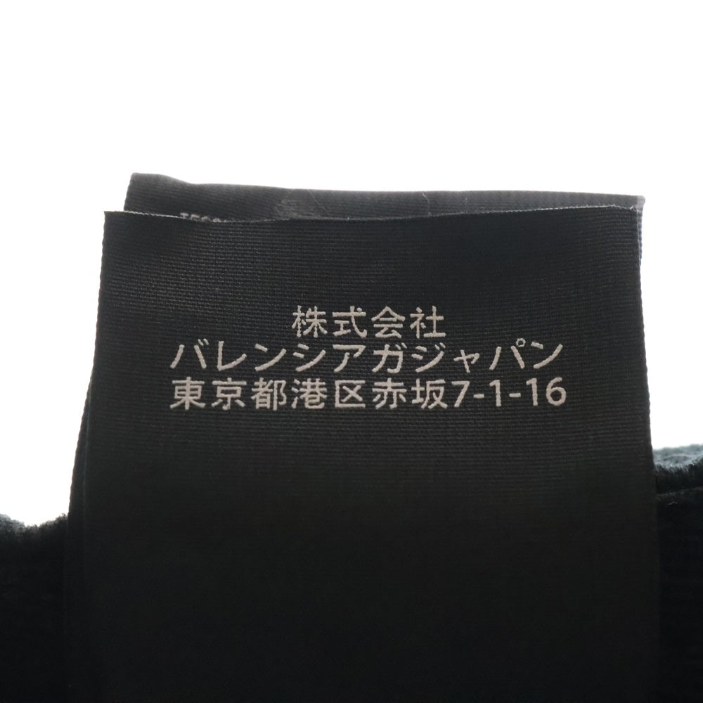 BALENCIAGA(バレンシアガ) GYM WEARキャップ 帽子 ブラック/レッド 刺繍 コットン 623903