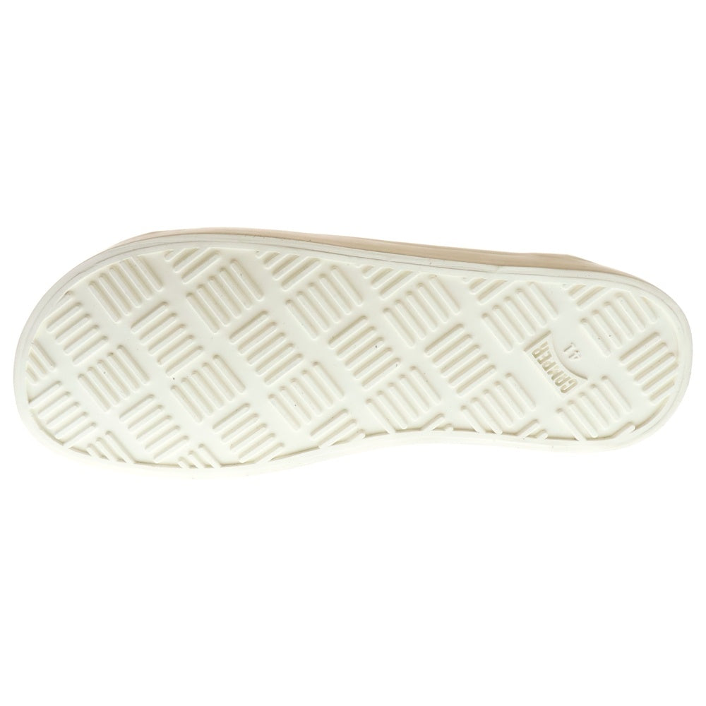 CAMPER(カンペール) ×MUJI Labo ムジラボ レザーローカットスニーカー ホワイト AF05UA5S US8/26cm