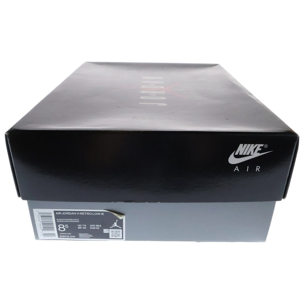 NIKE(ナイキ) Air Jordan 11 Retro Low IE Space Jam 919712-041 エアジョーダン11 レトロ ロー IE スペースジャム ローカットスニーカー ブラック US8.5/26.5cm