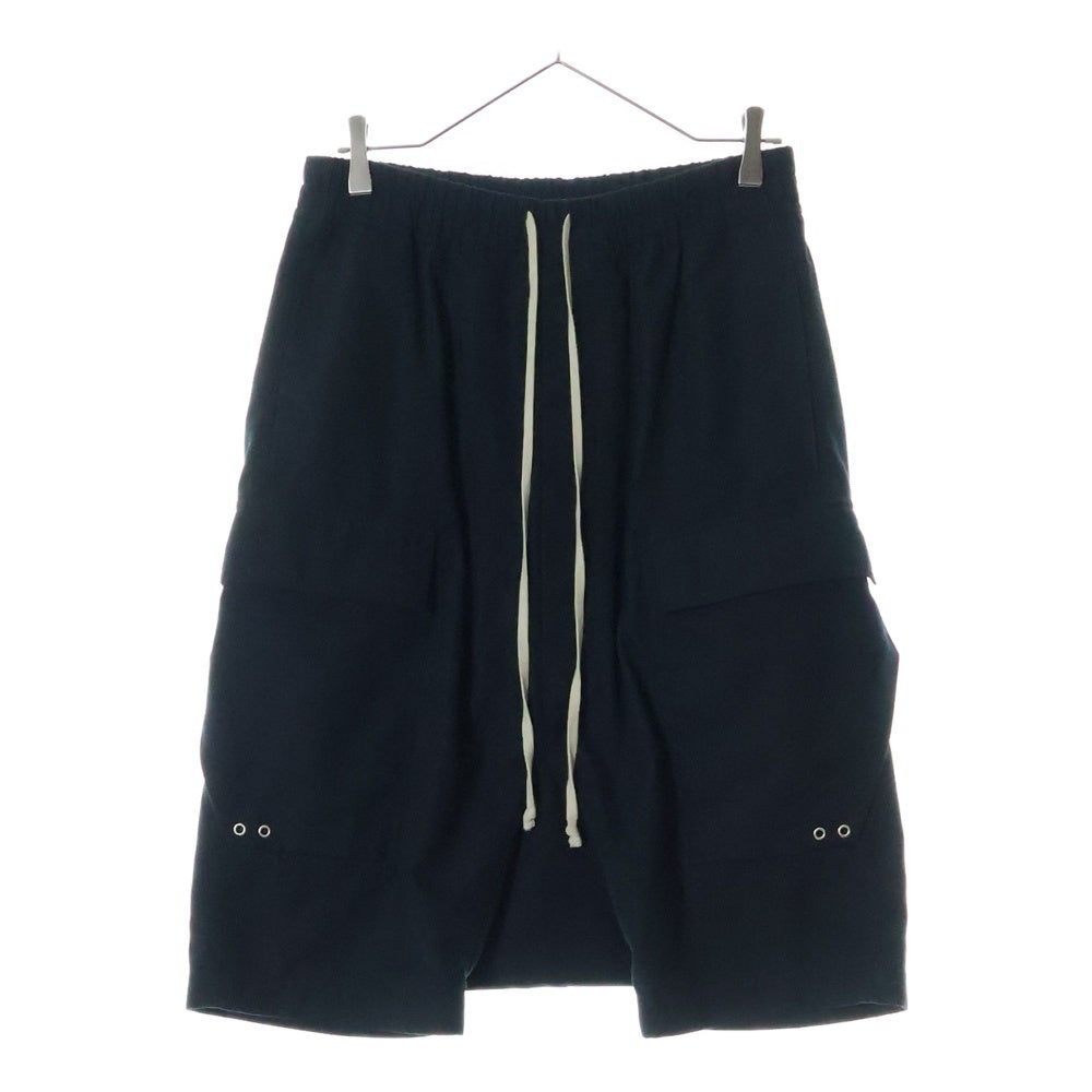 Rick Owens(リックオウエンス) 21AW CARGO PODS カーゴポッズ サルエルショートパンツ ショーツ ブラック RU02A5389-CVR