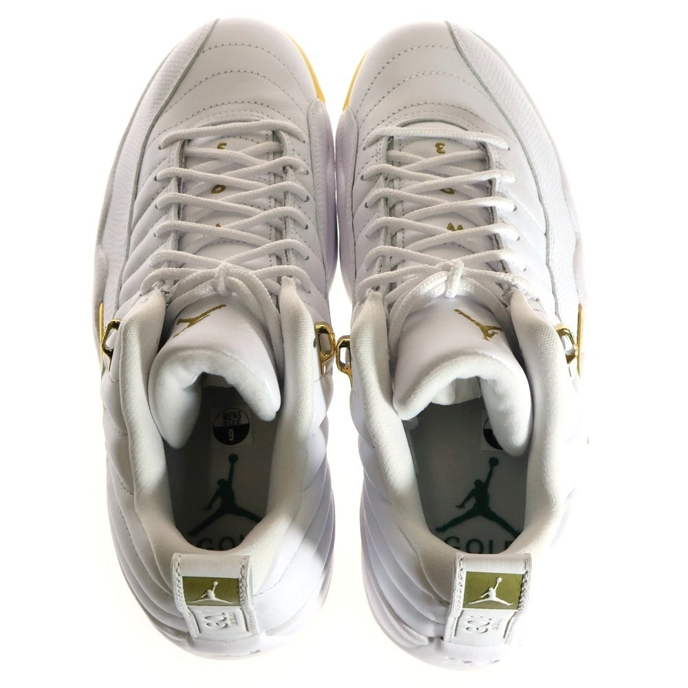 NIKE(ナイキ) JORDAN 12 LOW GOLF METALLIC GOLD エアジョーダン12 ゴルフ ローカットスニーカー ホワイト/メタリックゴールド DM0106-117