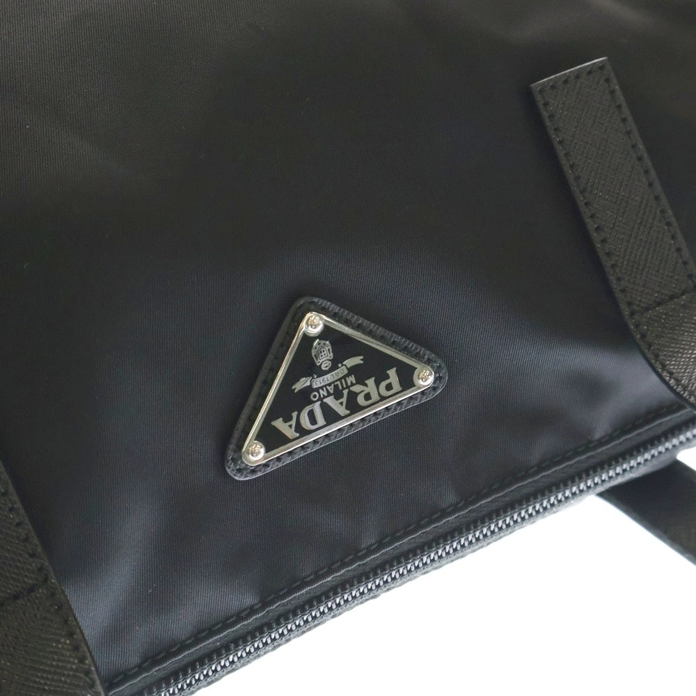 PRADA(プラダ) 三角ロゴプレート ナイロントートバッグ ハンドバッグ ブラック