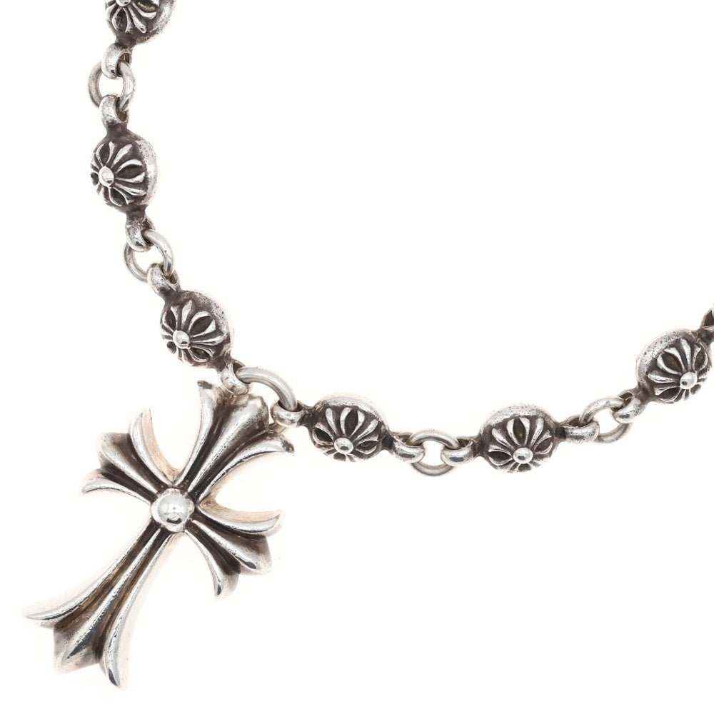 CHROME HEARTS(クロムハーツ) #1 CRSBL CHN SML CH CRS クロスボールチェーン スモールCHクロス ネックレス シルバー BCA193