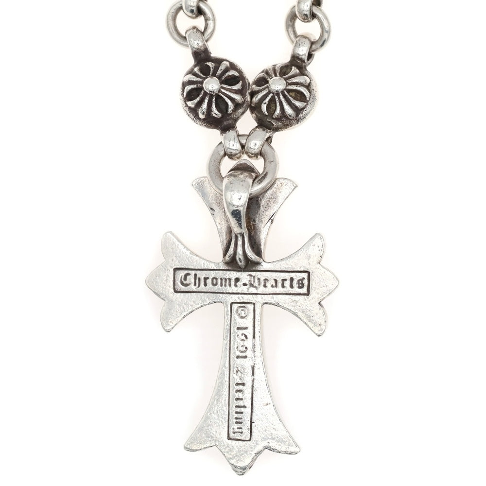 CHROME HEARTS(クロムハーツ) #1 CRSBL CHN SML CH CRS クロスボールチェーン スモールCHクロス ネックレス シルバー BCA193