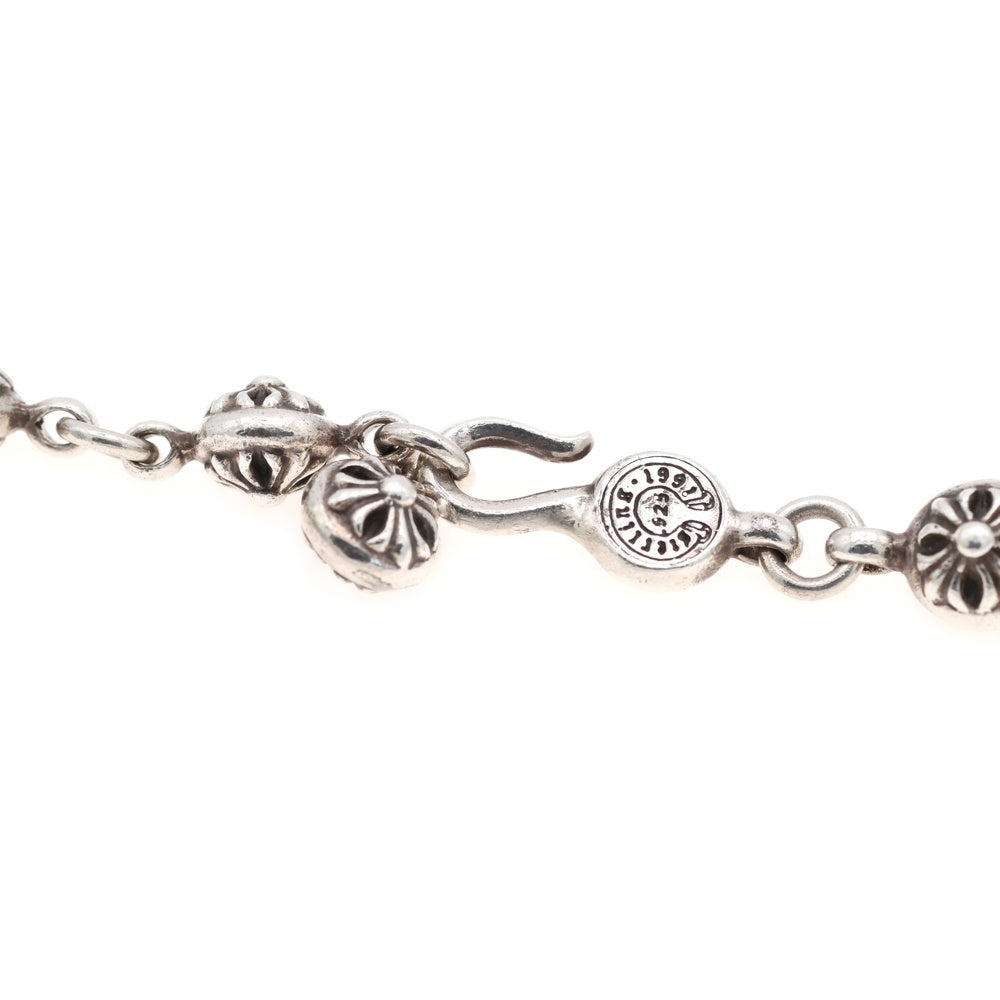 CHROME HEARTS(クロムハーツ) #1 CRSBL CHN SML CH CRS クロスボールチェーン スモールCHクロス ネックレス シルバー BCA193