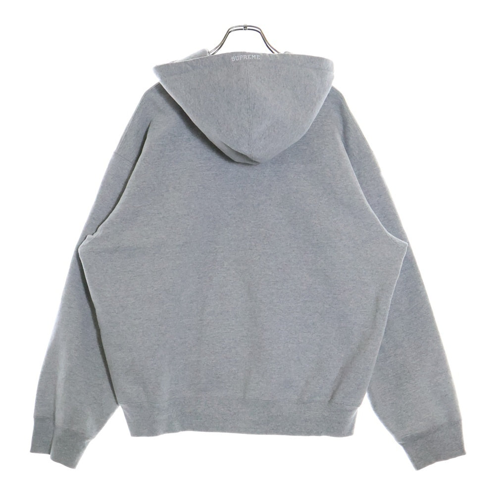 SUPREME(シュプリーム) 23AW S Logo Zip Up Hooded Sweatshirt Sロゴ ジップアップフーディー スウェットシャツ ジップパーカー グレー