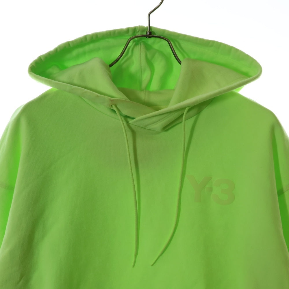 Y-3(ワイスリー) CLASSIC CHEST LOGO HOODIE クラシック チェスト ロゴプリント スウェット プルオーバーパーカー イエロー HB3446