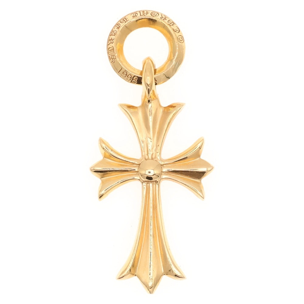 CHROME HEARTS(クロムハーツ) 22K TINY CH CROSS タイニーCHクロス ペンダントトップ ゴールド BCA051