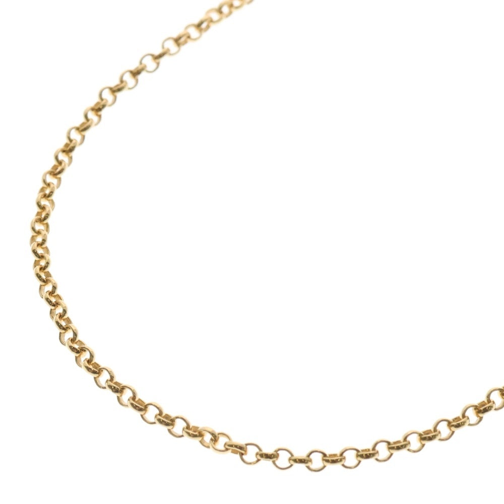 CHROME HEARTS(クロムハーツ) 22K NECKCHAIN R20 ロールチェーンネックレス 20inch ゴールド BCA011