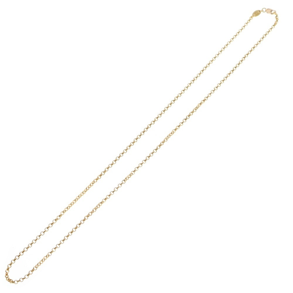 CHROME HEARTS(クロムハーツ) 22K NECKCHAIN R20 ロールチェーンネックレス 20inch ゴールド BCA011