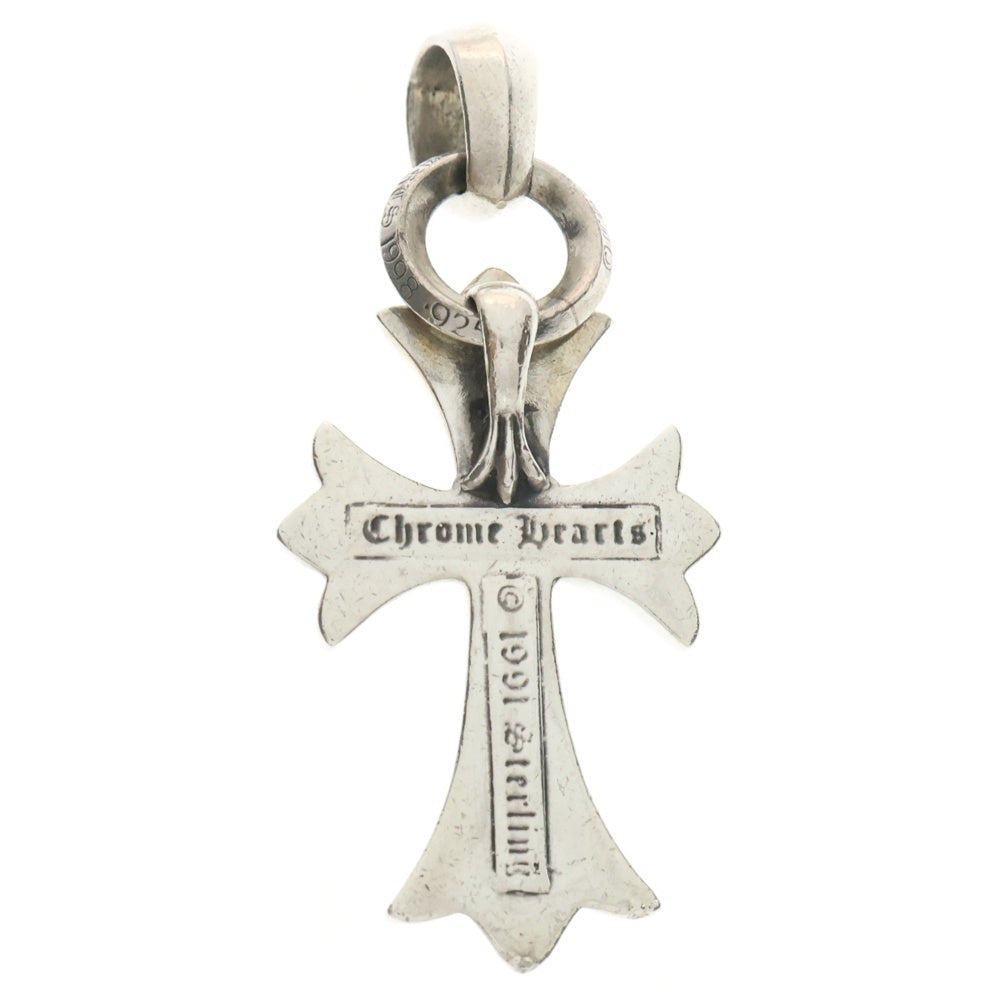 CHROME HEARTS(クロムハーツ) CH CRS SML W/BALE Wベイル スモールCHクロス ペンダントトップ シルバー BCA218