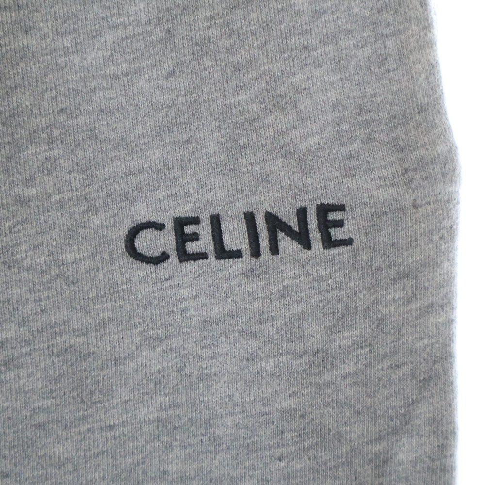 CELINE(セリーヌ) Embroidered Sweat Jogger Pants エンブロイダリー スウェットジョガーパンツ グレー 2Z062052H