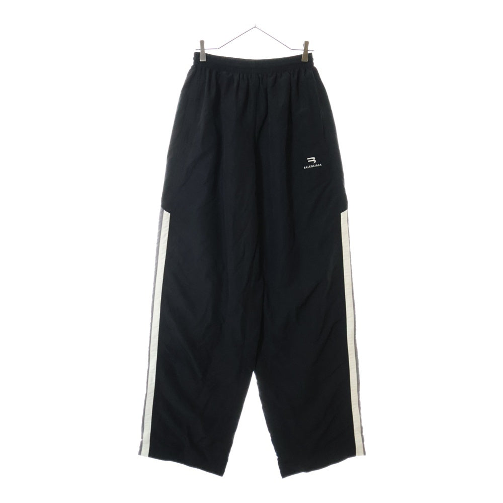 BALENCIAGA(バレンシアガ) Sporty B Track Pants サイドライン トラックパンツ ブラック 681365