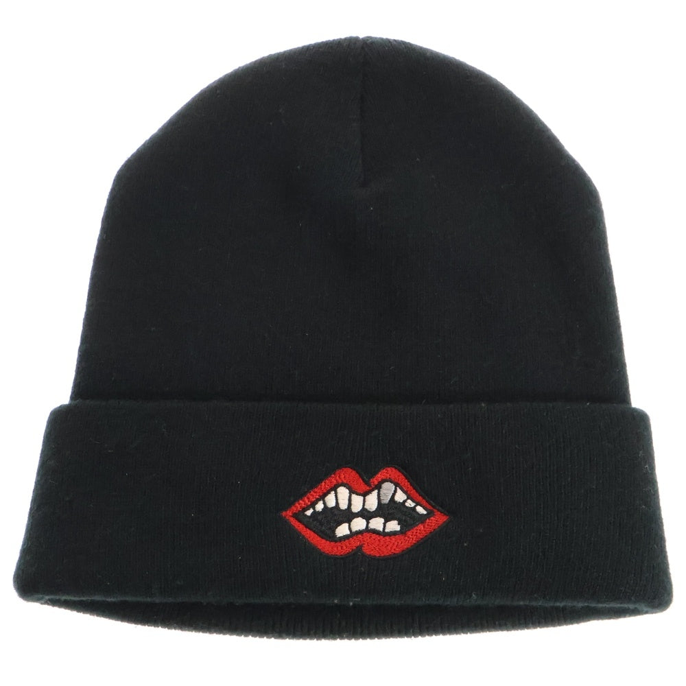 CHROME HEARTS(クロムハーツ) ×MATTY BOY PPO WOOL WATCH CAP マッティボーイ チョンパー刺繍ニットキャップ ビーニー ニット帽 ブラック