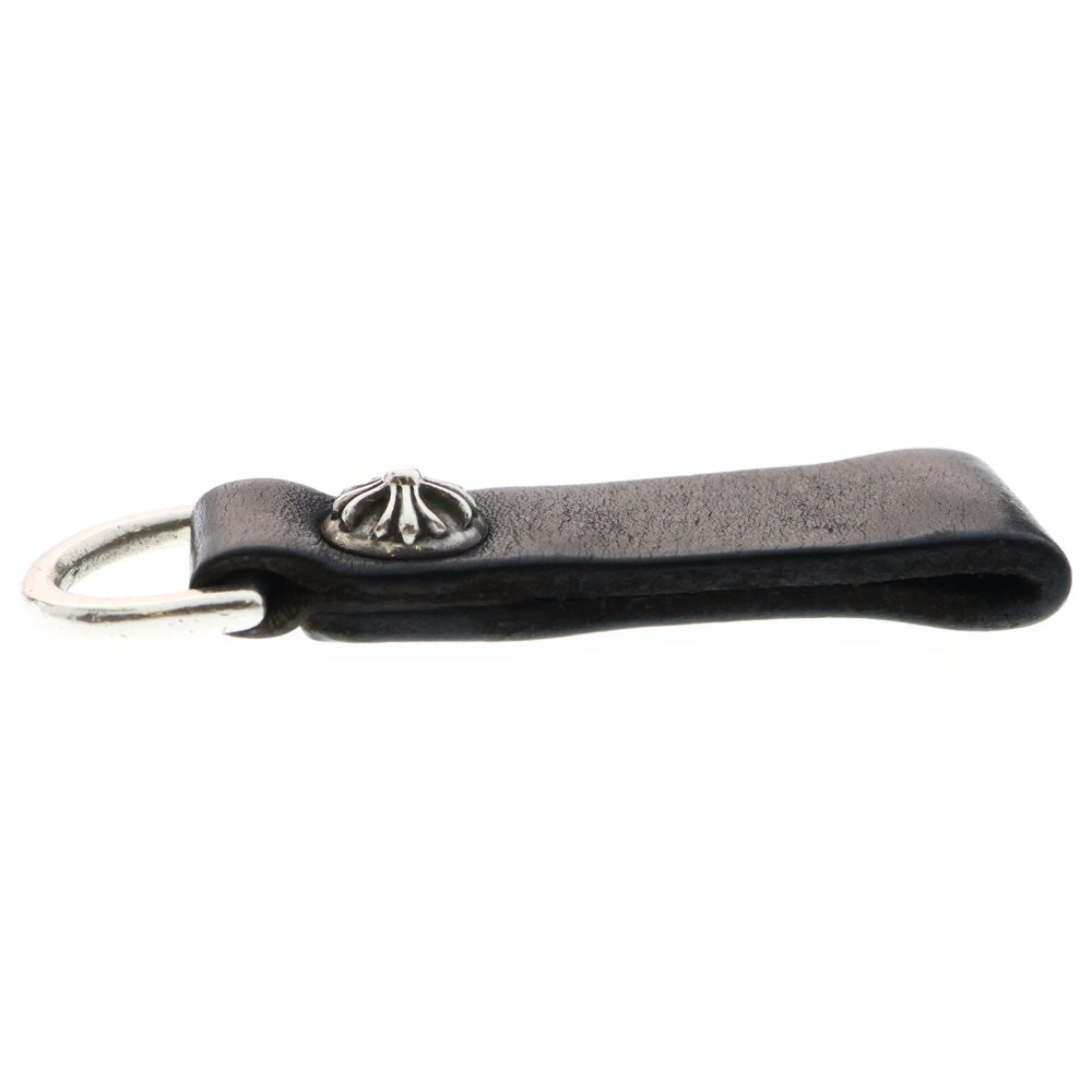 CHROME HEARTS(クロムハーツ) BELT LOOP D RING Dリング クロスボールベルトループ ブラック/シルバー BCA415