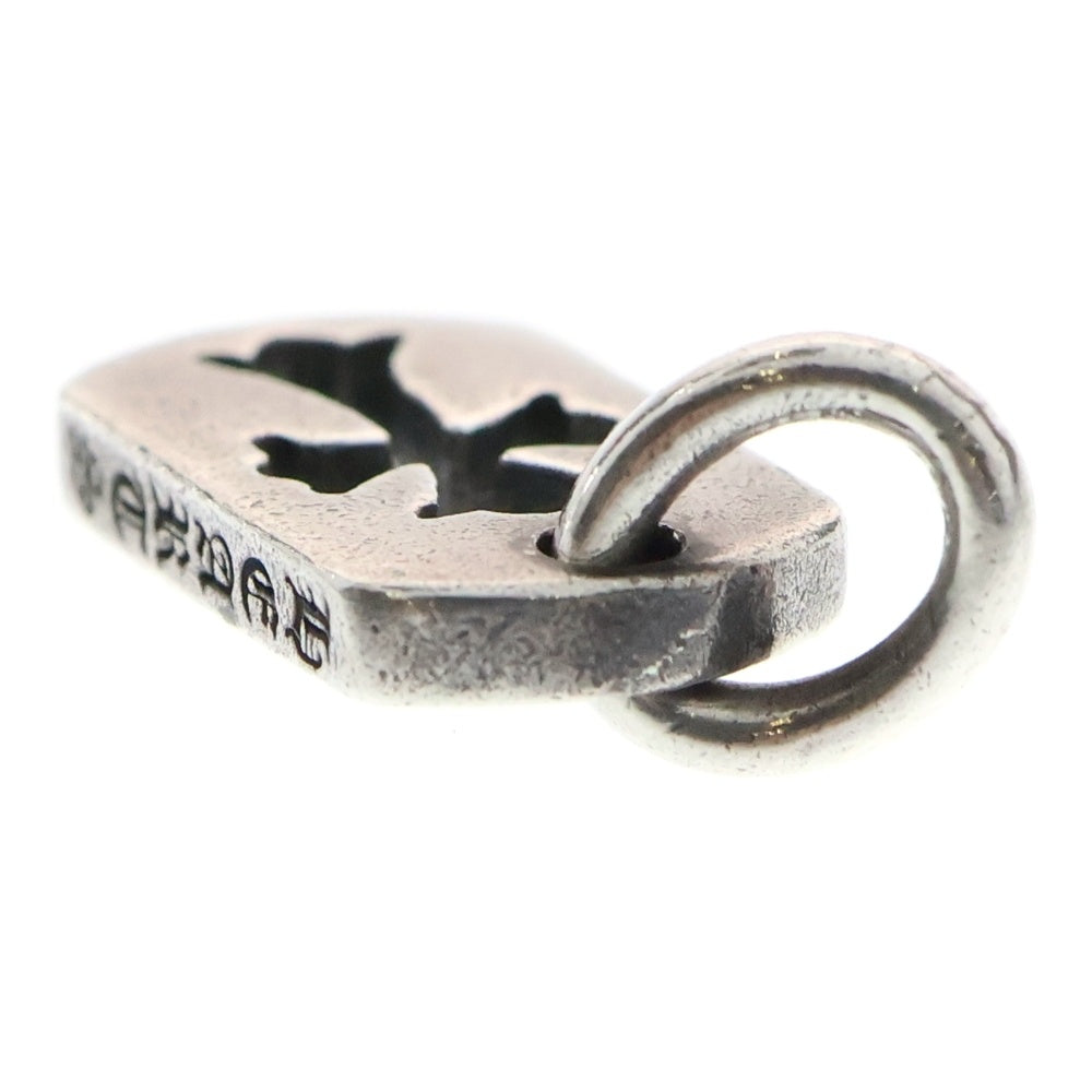 CHROME HEARTS(クロムハーツ) DT TNY CO CRS タイニーカットアウトクロスドッグタグ チャーム ペンダントトップ シルバー BCA252