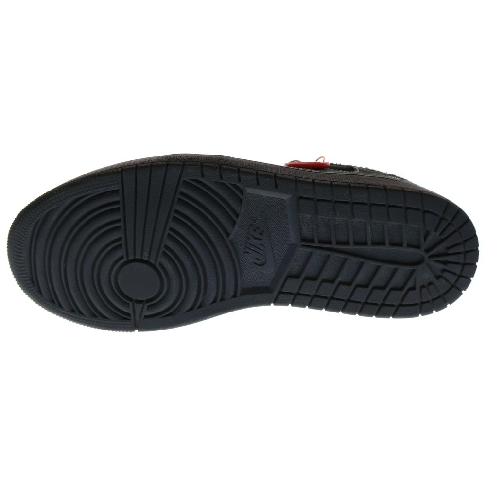 NIKE(ナイキ) ×TRAVIS SCOTT AIR JORDAN 1 LOW OG SP BLACK PHANTOM DM7866-001 トラヴィススコット エアジョーダン1 ブラックファントム ローカットスニーカー US8.5/26.5cm