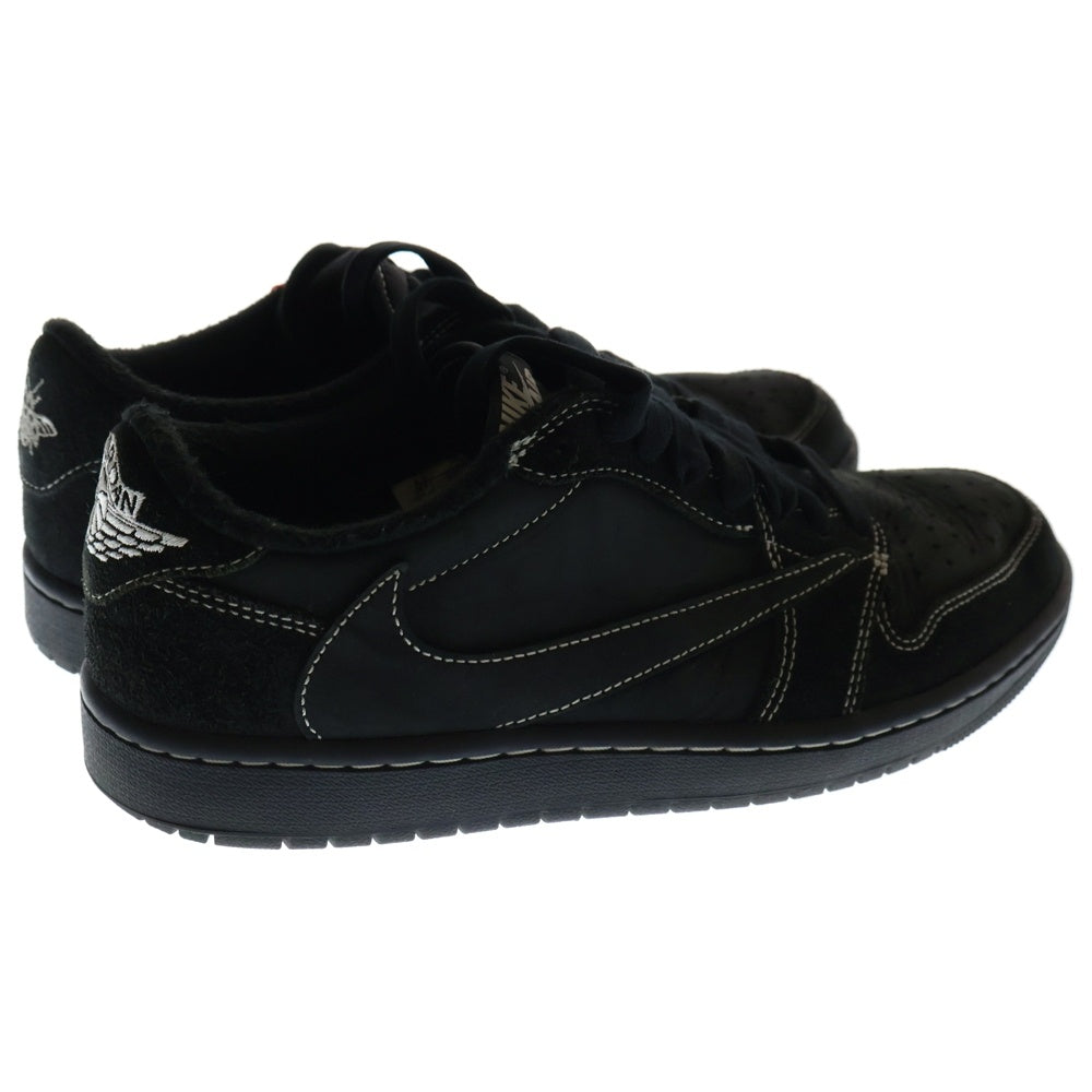 NIKE(ナイキ) ×TRAVIS SCOTT AIR JORDAN 1 LOW OG SP BLACK PHANTOM DM7866-001 トラヴィススコット エアジョーダン1 ブラックファントム ローカットスニーカー US8.5/26.5cm