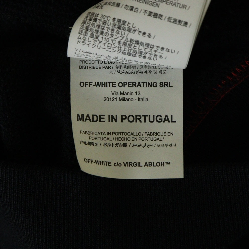 OFF-WHITE(オフホワイト) 19AW ×UNDERCOVER SKELETON RVRS ZIP HOODIE アンダーカバー スケルトン ジップフーディー パーカー ブラック OMBE002G19762010