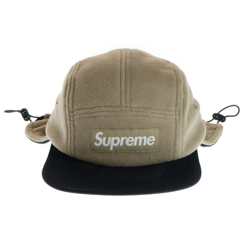 SUPREME(シュプリーム) 24AW Polartec Earflap Camp Cap ポーラテックフリースキャップ 帽子 ベージュ