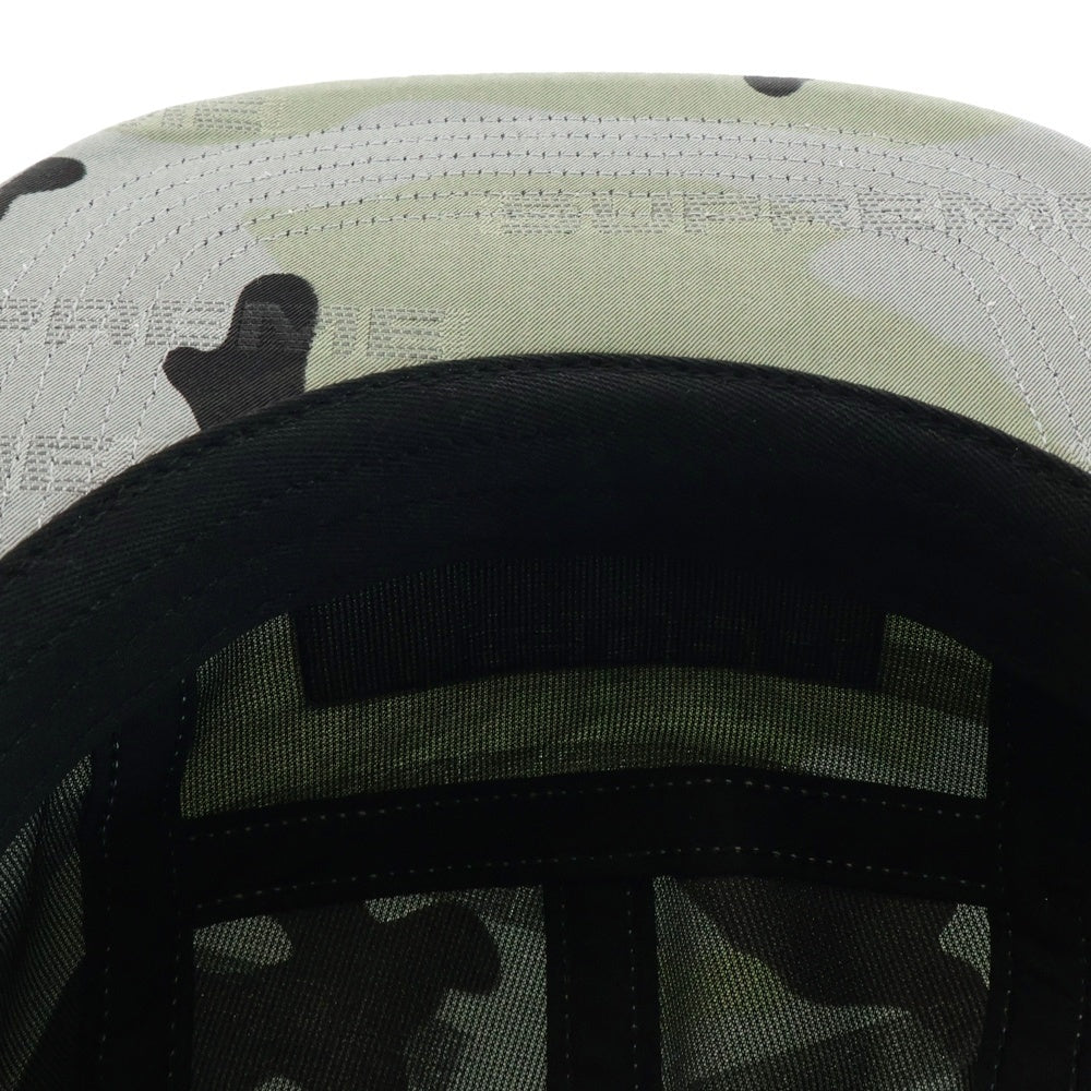 SUPREME(シュプリーム) 24AW Reflective Jacquard Camp Cap リフレクティブジャガードキャンプキャップ 帽子 グレー