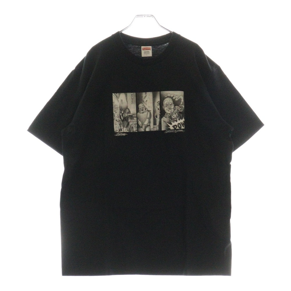 SUPREME(シュプリーム) 24AW Mister Cartoon Pow Tee ミスターカートゥーン ポウ プリント半袖Tシャツ カットソー ブラック