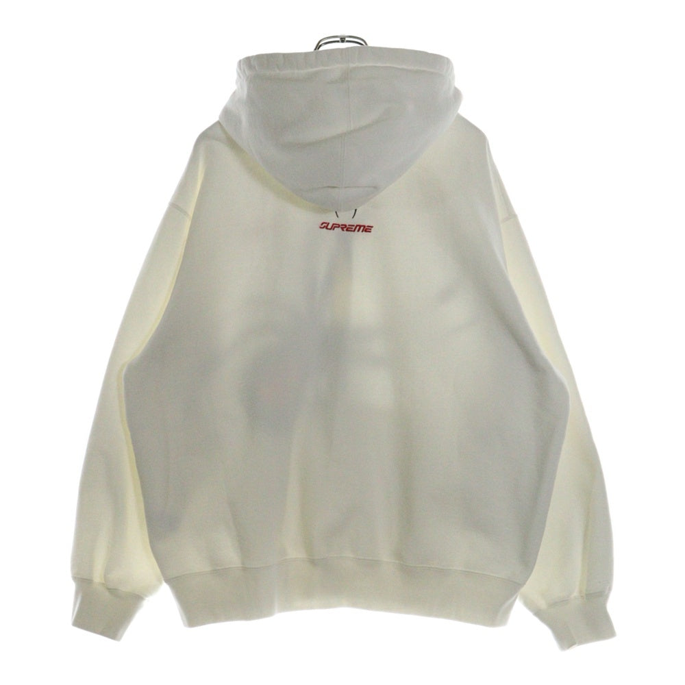 SUPREME(シュプリーム) 24AW ×SPYDER Zip Up Hooded Sweatshirt スパイダー スウェットジップパーカー ホワイト/ブラック