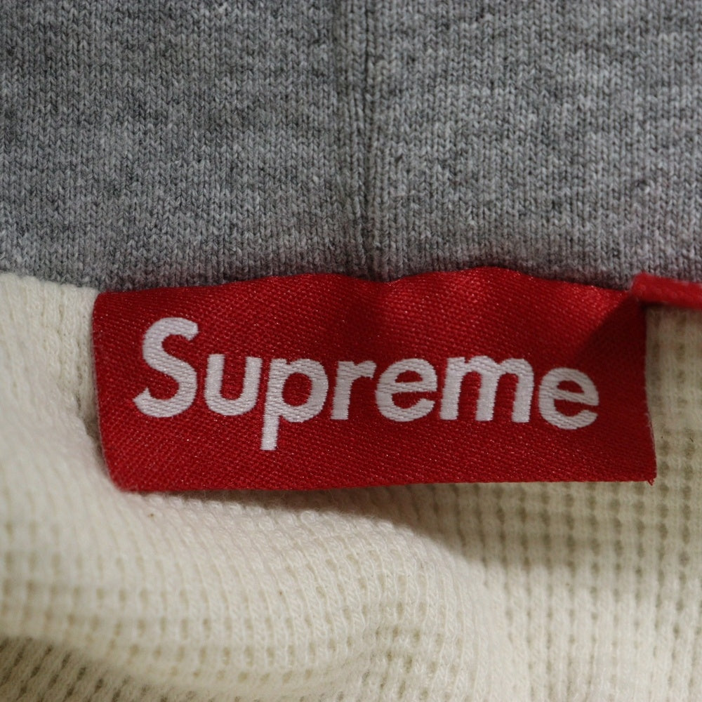 SUPREME(シュプリーム) 24AW Arc Thermal Zip Up Hooded Sweatshirt アーチロゴ サーマルジップフーディー パーカー グレー