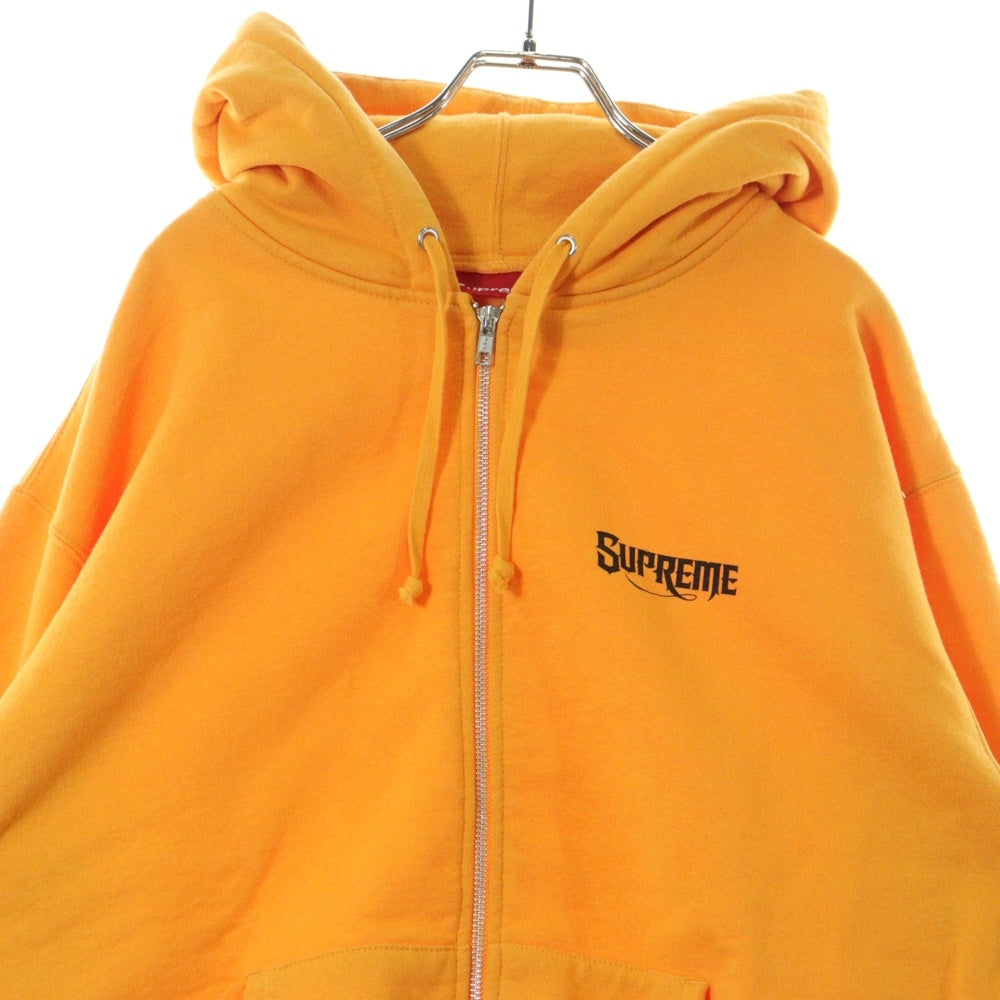 SUPREME(シュプリーム) 24AW Mister Cartoon Zip Up Hooded Sweatshirt ミスターカートゥーン ジップ アップ スウェットパーカー イエロー
