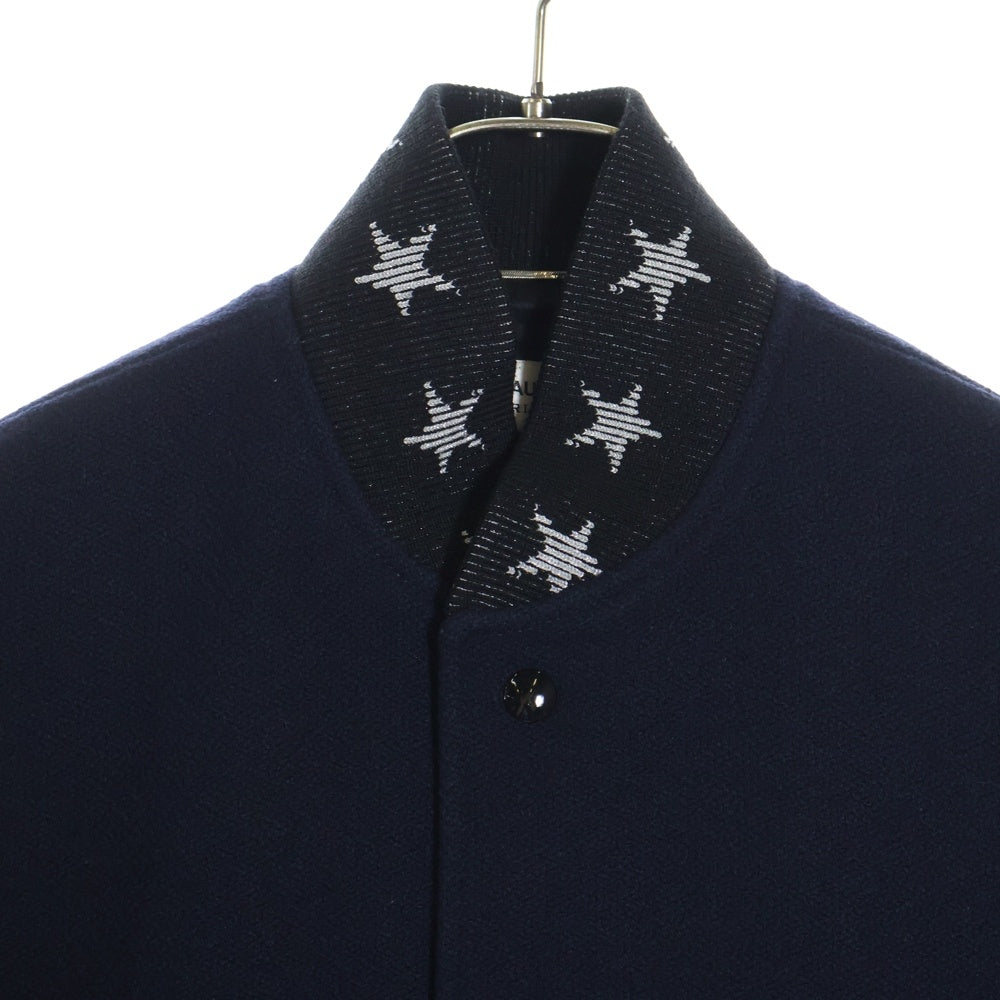SAINT LAURENT PARIS(サンローランパリ) TEDDY JACKET スタージャガード ネック テディ スタジャン ジャケット ブラック 455208 Y180W